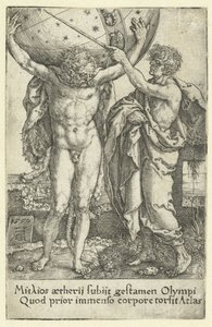 Ercole e Atlante da Heinrich Aldegrever