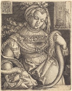 Intemperanza, 1528 da Heinrich Aldegrever