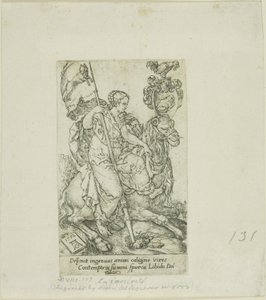 Lussuria, da Virtù e Vizi da Heinrich Aldegrever