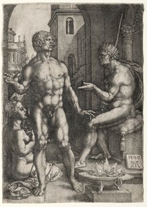 Muzio Scevola da Heinrich Aldegrever