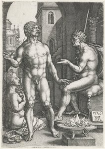 Muzio Scevola da Heinrich Aldegrever