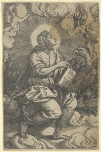 San Giovanni, dai Quattro Evangelisti, 1539 da Heinrich Aldegrever