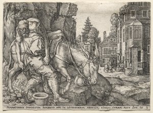 La Parabola del Buon Samaritano: Il Buon Samaritano che Pone il Viaggiatore sul Suo Asino