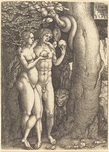 La Tentazione del Serpente da Heinrich Aldegrever