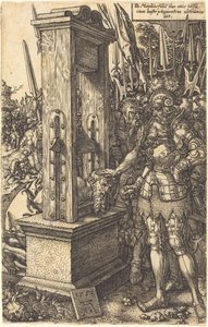 Tito Manlio decapita suo figlio da Heinrich Aldegrever