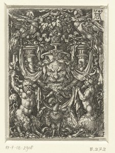 Decorazione murale con grottesche da Heinrich Aldegrever