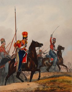 Squadrone della Guardia della Vita dei Tartari di Crimea, 1840s da Heinrich Ambros Eckert