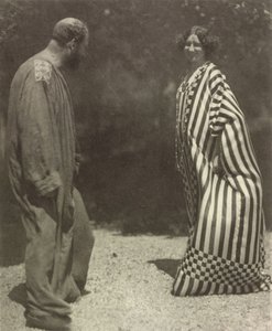 Gustav Klimt ed Emilie Flöge, c. 1909 da Heinrich Böhler