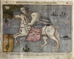 Asia in forma di Pegaso