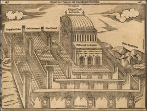 Veduta del Tempio di Salomone di Heinrich Bünting