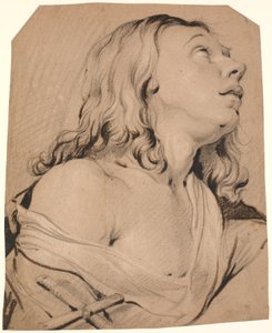 La Maddalena penitente, busto verso destra