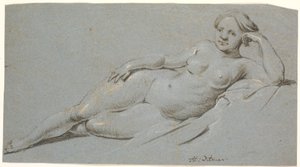 Modello femminile sdraiato