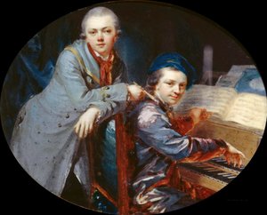 Autoritratto con Gottlieb Christian Füger, fratello dell