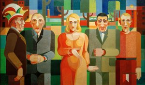 Contemporanei di Colonia da Heinrich Hoerle