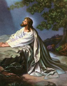 Cristo nel Giardino del Getsemani da Heinrich Hofmann