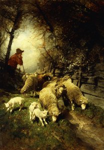 Tra i giardini da Heinrich Johann von Zugel