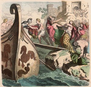 Antica Grecia: Viaggi per mare, Pirati da Heinrich Leutemann