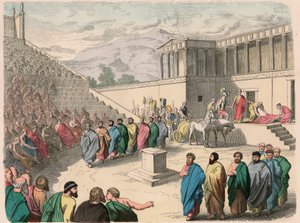 Antica Grecia: Teatro - Produzione della tragedia Agamennone