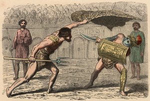 Antica Roma: Combattimenti di gladiatori nell