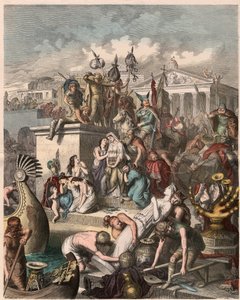 Antica Roma: Saccheggio di Roma da parte dei Vandali, il 2 giugno 455, 1866 da Heinrich Leutemann