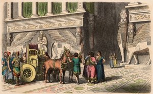 Assiro: Portale del Palazzo da Heinrich Leutemann