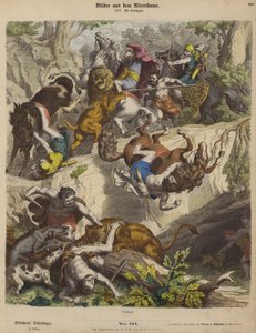 Caccia al leone cartaginese da Heinrich Leutemann