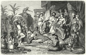 Scena di corte da uno dei regni ellenistici in cui fu diviso l