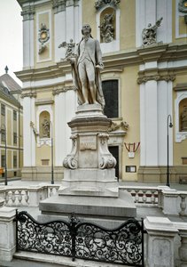 Monumento in omaggio al compositore austriaco Franz Joseph Haydn realizzato da Heinrich Nitter, 1887. Vienna, Austria da Heinrich Natter