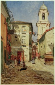Strada a Sestri Levante da Heinrich Petersen Flensburg