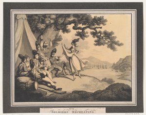 Soldati che si ricreano, 1 aprile 1798 da Heinrich Schutz