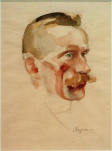 Ritratto di Wilhelm Werner, circa 1926 da Heinrich Stegemann
