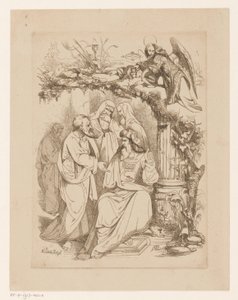 Judas Iskariot bij de hogepriesters Hebzucht (Avaritia) Hoofdzonden en de zondeval (titolo della serie) da Heinrich Vianden