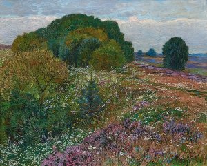 Ai margini della brughiera (Paesaggio di brughiera I) da Heinrich Vogeler