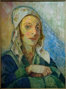Ritratto di Sonja Marchlewska da Heinrich Vogeler