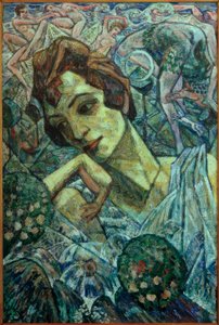 Ritratto della ballerina Marna Glahn da Heinrich Vogeler