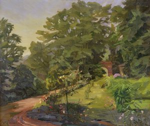 Giardino delle rose da Heinrich Wilhelm Truebner