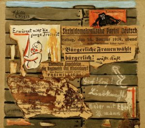 H. Zille, Cartellone 1919 / Collage da Heinrich Zille