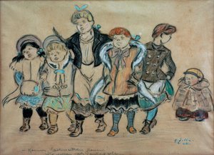 Ragazze che cantano / Vieni, Karlincken vieni! Vieni Bubi! da Heinrich Zille