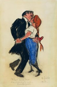Coppia danzante da Heinrich Zille