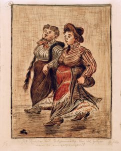 Due ragazze di strada da Heinrich Zille