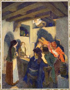 Gli stivali della fortuna, da Tales by Hans Christian Andersen, pub. 1911 da Heinrich and Urban Lefler
