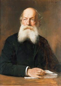 Ritratto di Friedrich August Kekulé von Stradonitz, 1829-1896, 1890 da Heinrich von Angeli