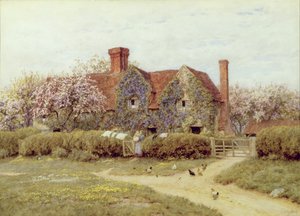 Una casa del Buckinghamshire a Penstreet da Helen Allingham