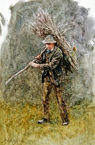 Un Fascio di Legna da Helen Allingham