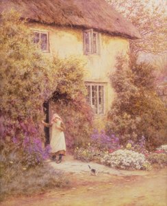 Una porta di cottage da Helen Allingham