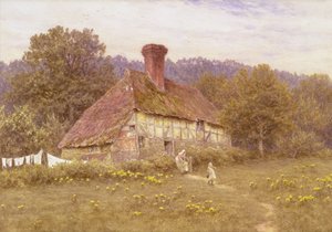 Un cottage vicino a Blackdown, Sussex da Helen Allingham