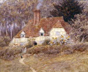 Un cottage nel Surrey da Helen Allingham