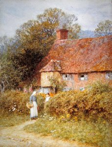 Cottage a Witley, Surrey da Helen Allingham