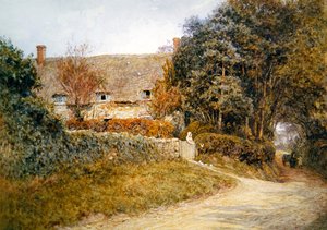 Nutrire le Colombe da Helen Allingham