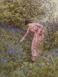 Raccolta di campanule da Helen Allingham